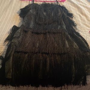 SHEIN dress size large black glittery